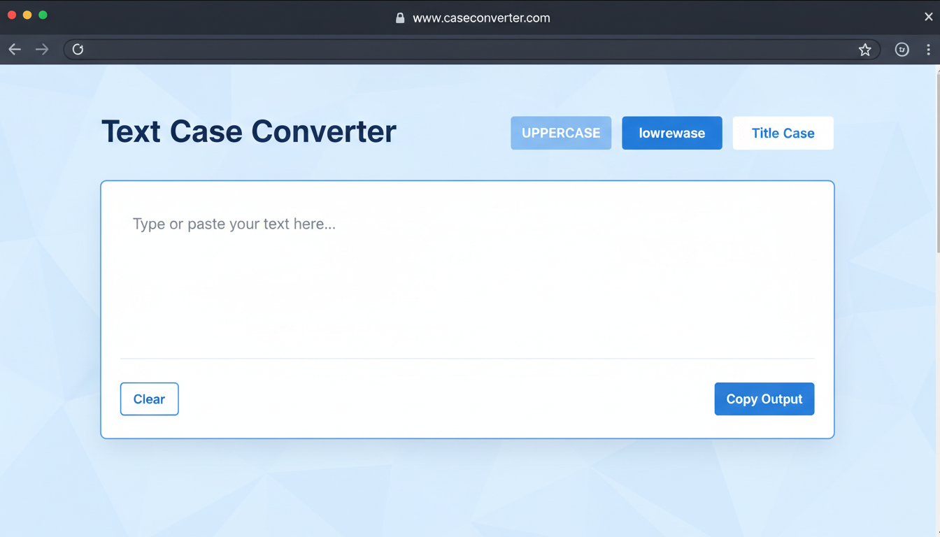 Text Casing Text Case Converter - Free Online Case Changer